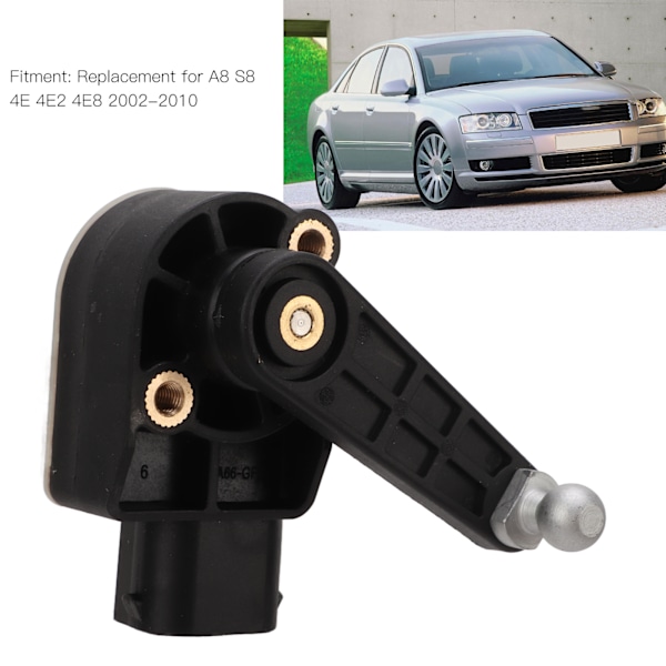 Luftfjädring Nivåsensor 4E0941285G Strålkastare Höjdnivåsensor Ersättning för A8 S8 4E 4E2 4E8 2002‑2010