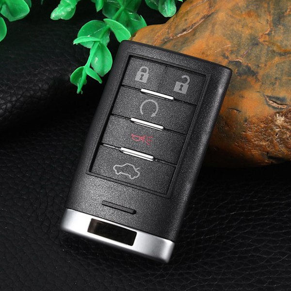 Ersättnings 5 KNAPPAR Smart Fjärrnyckel Skal Fodral Blad För Cadillac