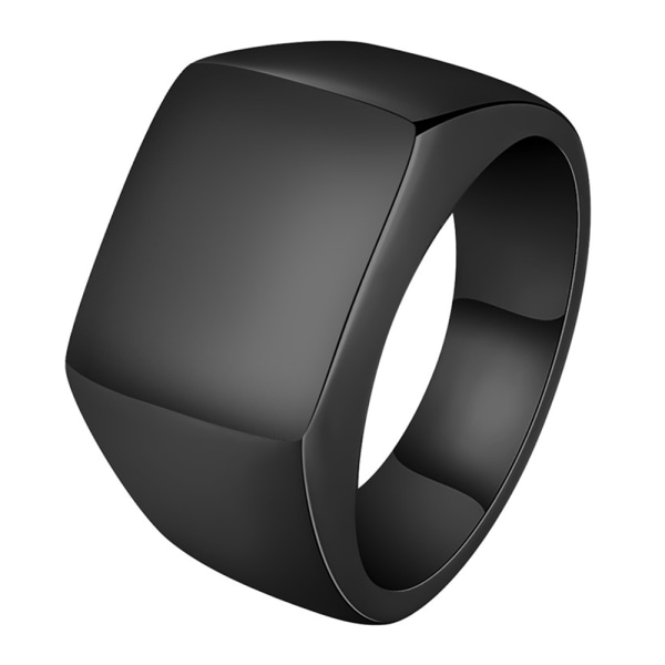 Enkel ring i rostfritt stål, enkel och mångsidig