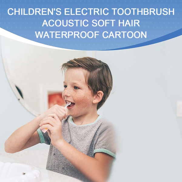 Elektrisk tandborste för barn, uppladdningsbar med hög power
