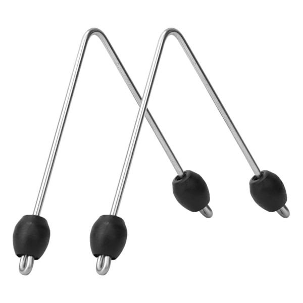 2 st rostfritt stål spjutfiskepistol latexrör V-form anslutning Wishbone tillbehör (SSA Y017 )
