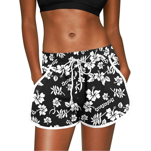 Badbyxor för kvinnor Casual Beach Shorts Byxa Bikini Tankini Bottom Dam Badshorts Beach Shorts