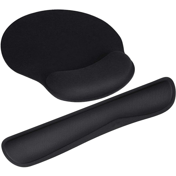 Musmatta set, ergonomiskt handledsstöd set, med memory foam