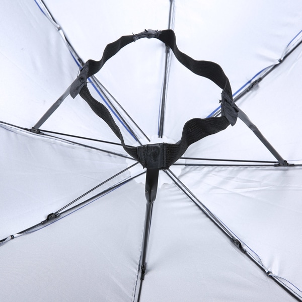 65 cm solskyddsmedel Vindtätt huvudmonterat paraply, hopfällbar hattparaply (kamouflage)