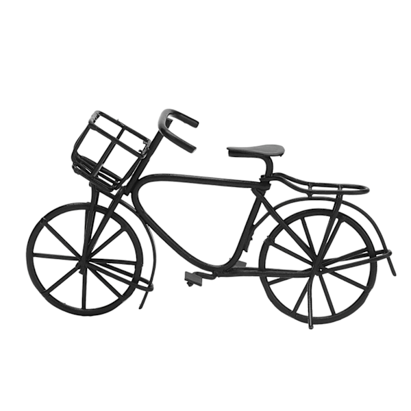 Dockhus Metallcykel Fashionable Simulation 1:12 Dockhus Miniatyr Metallcykel Dekoration