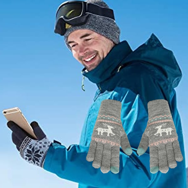 Handskar, pekskärmshandskar, varma vinterhandskar