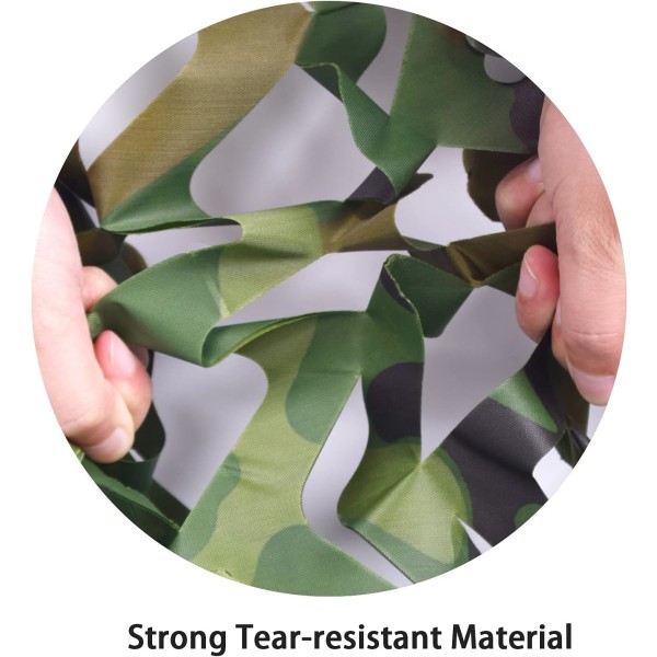 Camo Netting Camouflage Net, Bulk Roll Sunshade Mesh Nets för jakt Blind Shooting Military Theme Party Dekorationer