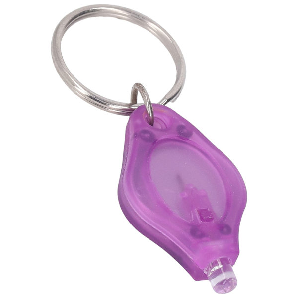 5 st UV Mini Nyckelring 365nm 395nm Våglängd Bärbar LED Lila Ljus UV LED Nyckelring Ficklampa