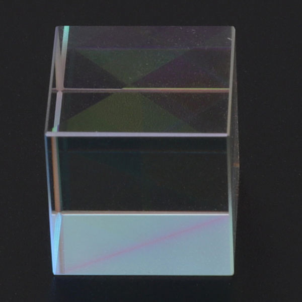 Prisma kub optisk glas RGB spridningsfärg kub solfångare X kub prisma födelsedagspresent 20x20x20mm/0.8x0.8x0.8in