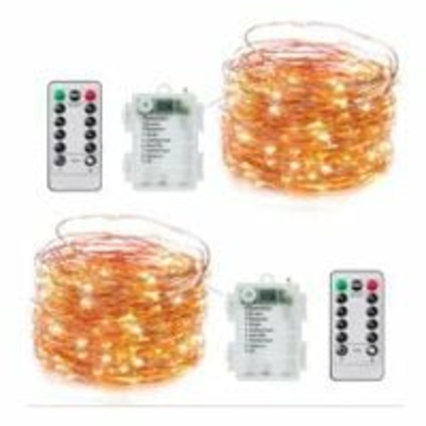 LED-slingljus batteribox 100 lampor 10m