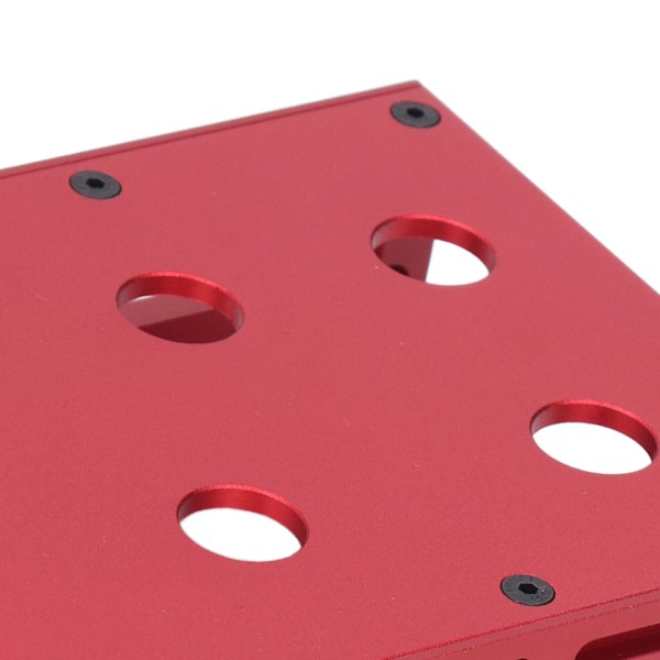 RC-bil arbetsbänk slitstark aluminiumlegering RC-bil reparationsarbetsstation för 1/8 för 1/10 RC-lastbilsvågar röd