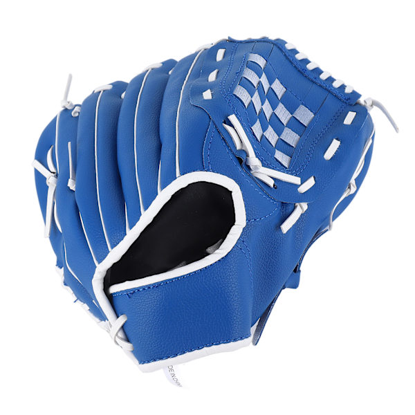 Softbollhandske 12,5 tum Blå Sport Basebollhandske Outfield Mitt för Utomhusträning