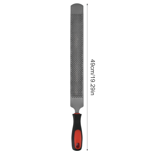 Hovslag Rasp i Låglegerat Verktygsstål Massiv Hårdhet Skoning Rasp Stalltillbehör 49cm