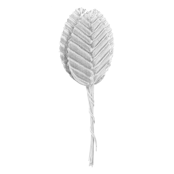 200 st simuleringsblad DIY festträdgårdskläder konstgjorda blommor blomsterdekoration (Silver 200 st&nbsp;)