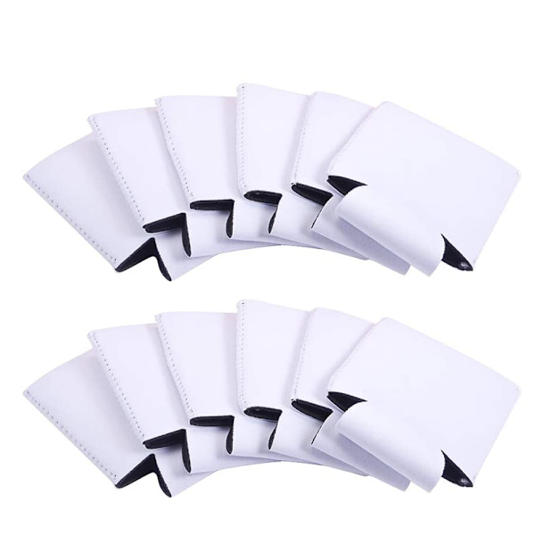 Sublimering Blanks Can Coolers - 12 Pack Neopren Ölkyl White