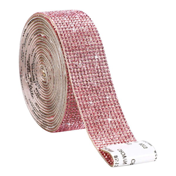Självhäftande Rhinestone Strips Diamond Sticker Wrap-tejp