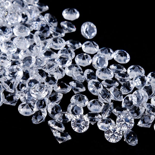 3000 små diamantformade kristaller för bordsdekoration 6mm, bröllopsbordsdekoration strö kristaller, diamanter