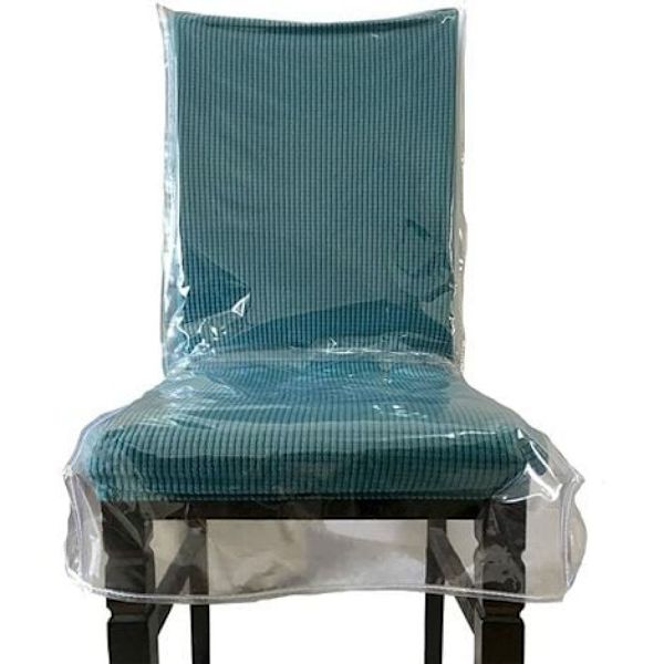 Stolsöverdrag, matsalsstol, stolsöverdrag plast transparent