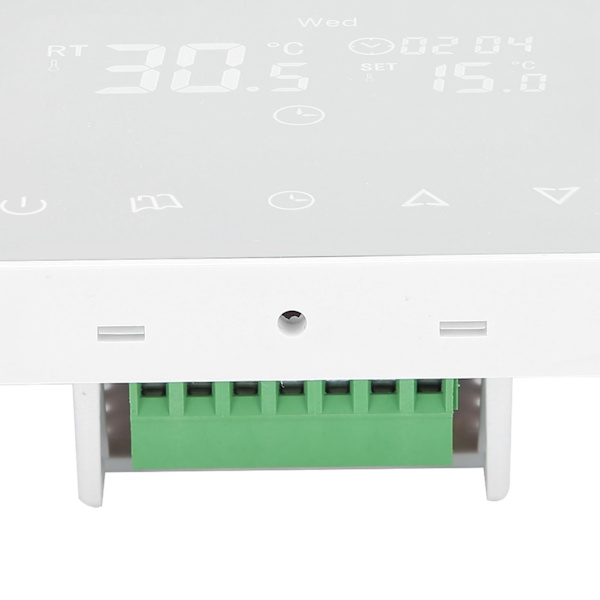 Vatten/Golvvärme Termostat Väggmonterad Spis Temperaturregulator Panel AC220V