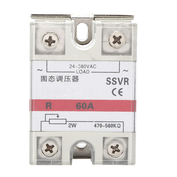Solid-State Spänningsregulator Enfas Relämodul Låg Frekvens SSVR 60A