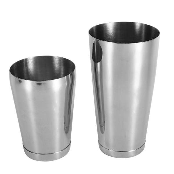 7-delad Cocktail Shaker-set i Borstat Silverfärgad Rostfritt Stål, Bartender Kit, Bartillbehör