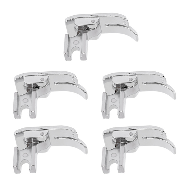 5PCS Raksömnadsfot Bärbar Multifunktionell Sicksacköppning Rostfritt Stål Lågt Skaft Pressarfot