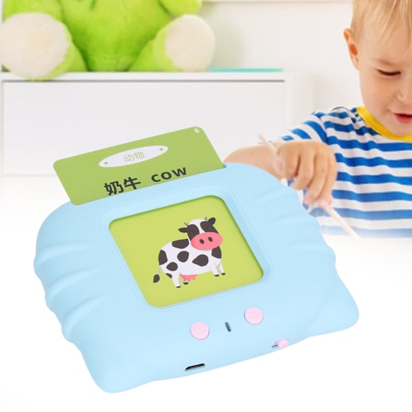 Tidig Utbildningsmaskin Automatisk Igenkänning Uttal Standard Justerbar Volym Intressanta Talande Flashcards