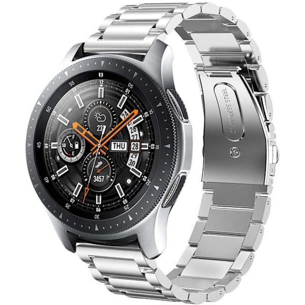 Elegant metallrem för kompatibel Galaxy Watch, rostfritt stål ersättningsband, premiumkvalitet och unik design, moderiktig textur för din