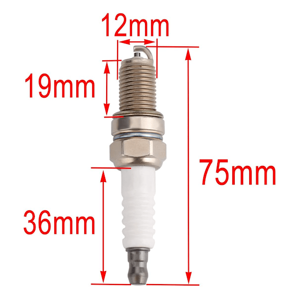 Tändstift CUB Cadet OCC-751-10292 MTD 951-10292 Kompatibel med Gräsklippare Snöslungor Splitters Kultivatorer Kompatibel med F6RTC