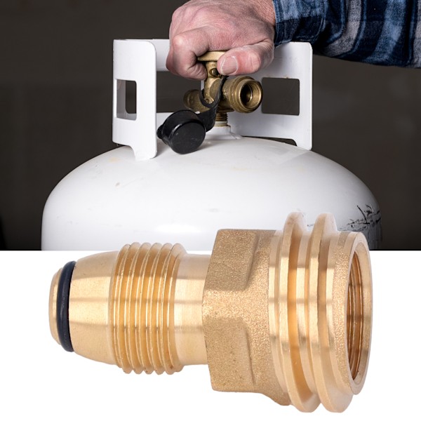 Propan Tankadapter Slang Snabbkoppling Passande Propan Uppblåsbar Koppling för Utomhus