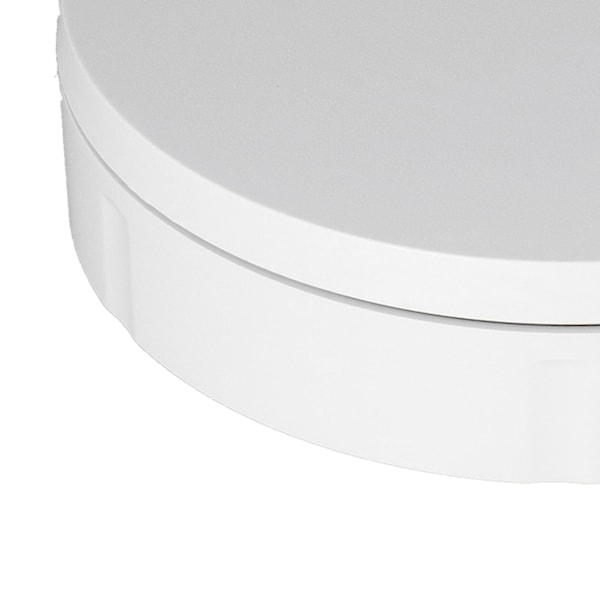145mm 360° Rund Automatisk Roterande Display Stativ 3 Hastighetskontroll USB-driven Smyckeskivspelare för Utställning Vit
