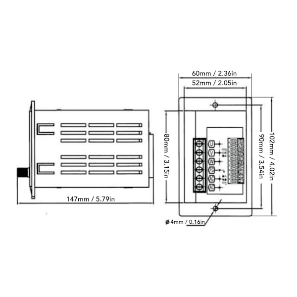 Mini Motor VFD Inverter Enfas 176-264V Ingång till 3-fas 0-220V Utmatning Frekvensomvandlare Styrenhet 400W