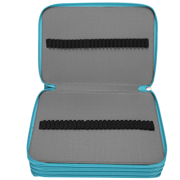 Konstnärers Bästa Vän: Organizer med Dragkedja, Pennfodral med Stor Kapacitet och 200 Fack, Robust PU-material, 4-Lagers Design, Perfekt för Mångsidig Användning