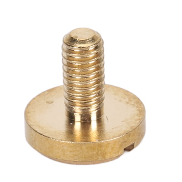 50 st Dekorativa Nitar 50 st Spår Platt Huvud Skruvar Mässingsskruv Nitsats för DIY Läderhantverk Bokbindning 8x10mm Nit