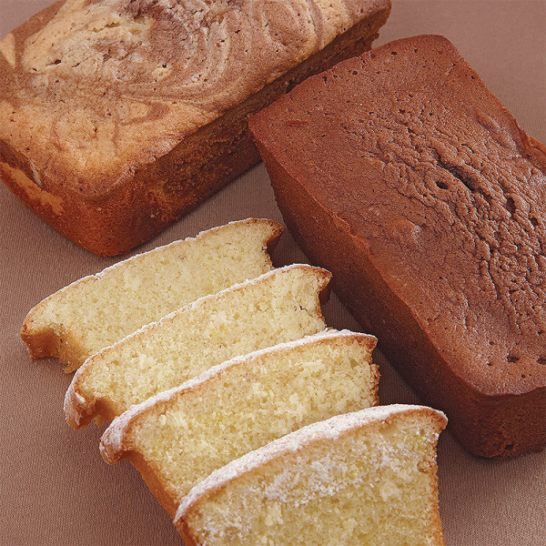 2 stycken bakning non-stick rostat bröd Pan Pound Cake Pan