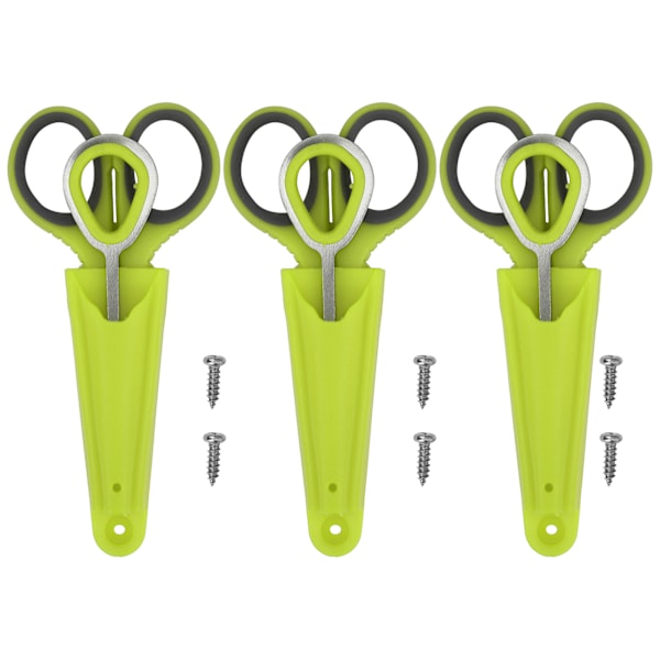 3 Set Multifunktionssax Linje Locktång Fiske Hook Remover Separator FiskeutrustningGrön