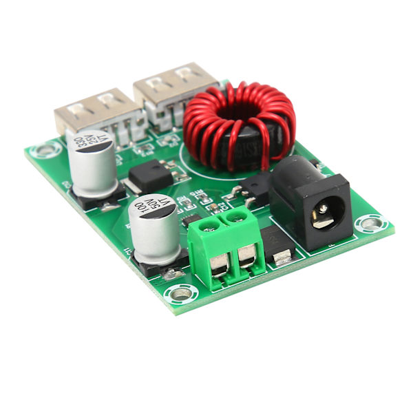 Dubbel USB-utgång Buck-modul Spänningsomvandlare Reducerare Regulator Reduceringskort XHM224