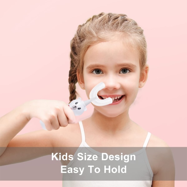 Elektrisk tandborste för barn， Rengöringsmodeller U-formad tandborste