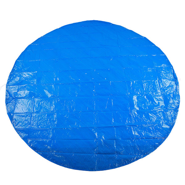 Rund form PE vattentät regn dammsäker poolskydd skyddande tygtillbehör 210 cm diameter