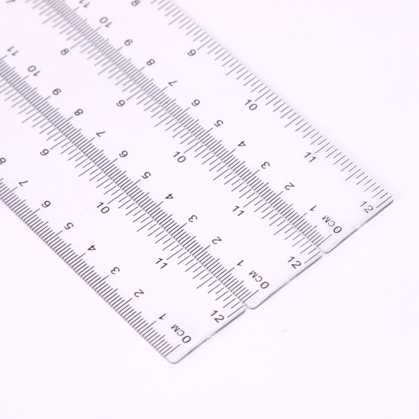 30 cm linjal plast linjal transparent linjal mätanordning