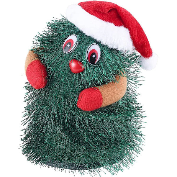 infactory Julgran: Sjungande och dansande julgran Liten gungande julgran, 15 cm (Dansande julgran)