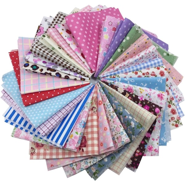 Lapptäckestillbehör Tygbitar, Blandade Tyger För Konstnärlig Frihet, 20cm*30cm Ark, Perfekt För Hantverk, Scrapbooking Och Eget Sömnad