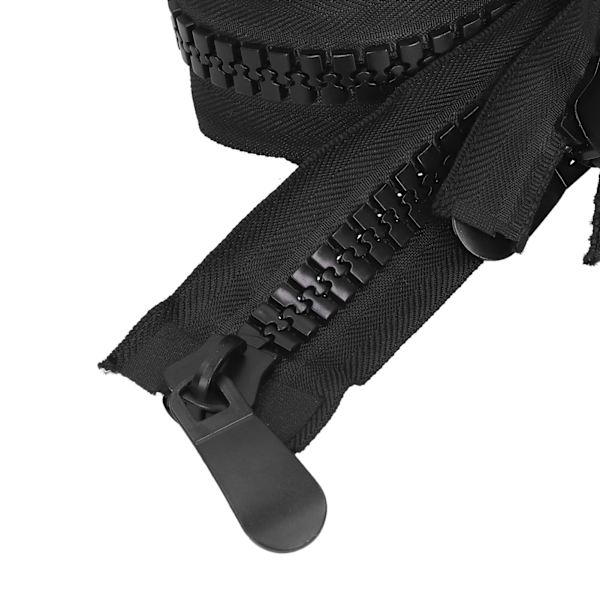 Hård Plast Polyester Super Stor Öppen Dragkedja för DIY Sömnad Skräddare Hantverk Väskor Tält 215CM
