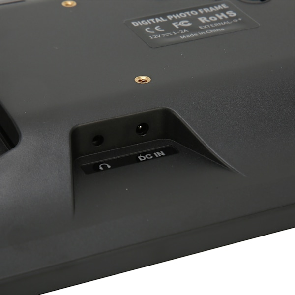 12 tums digital fotoram HD IPS-skärm Multifunktionell elektronisk fotoram med fjärrkontroll för hemmet 110‑240V AU-kontakt