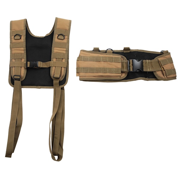Utomhusaktiviteter Multifunktionell Unisex Tactics Molle System Väst Bälte Kostym Midje Kit