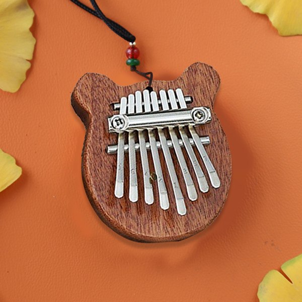 8 Key Mini Kalimba utsökt Finger Thumb Piano Marimba Musical