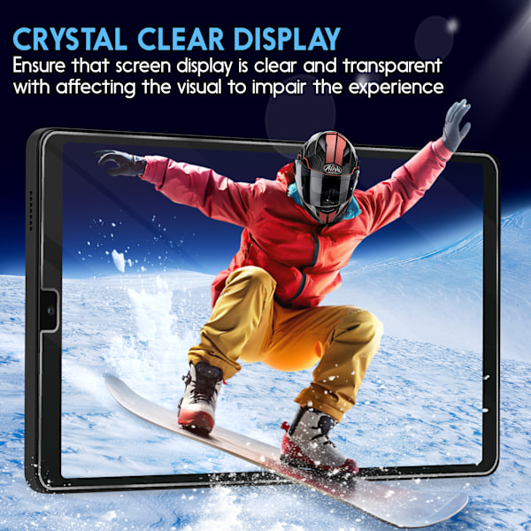 2-Pack Samsung Tab A9 Skärmskydd - Härdat Glas 9H - Super kvalitet 3D