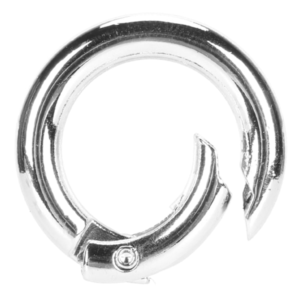 20 st fjäderringlås innovativa DIY handgjorda koppar fjäderlås för halsband armband fotlänk örhängen silver