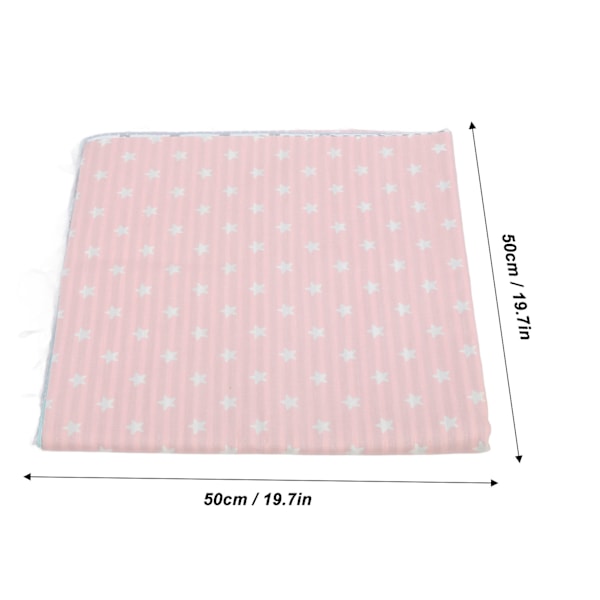 8 st Quilttyg Mjukt Andningsbart Hudvänligt Bomullssömnadstyg för DIY Hantverkskläder 50x50cm Rosa Grå