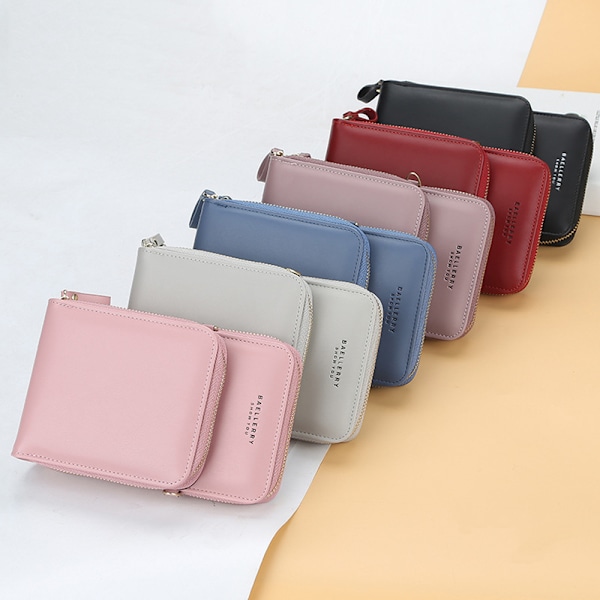 Liten mobiltelefon axelväska, dam liten axelväska, PU läder crossbody axelväska, pass mobiltelefon väska med kortplats, justerbar,